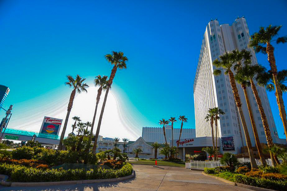 Photo Scene Showing the Empty Streets of Las Vegas due to Casino shut down