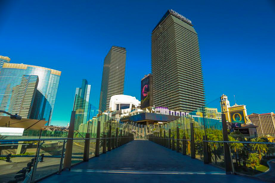 Photo Scene Showing the Empty Streets of Las Vegas due to Casino shut down