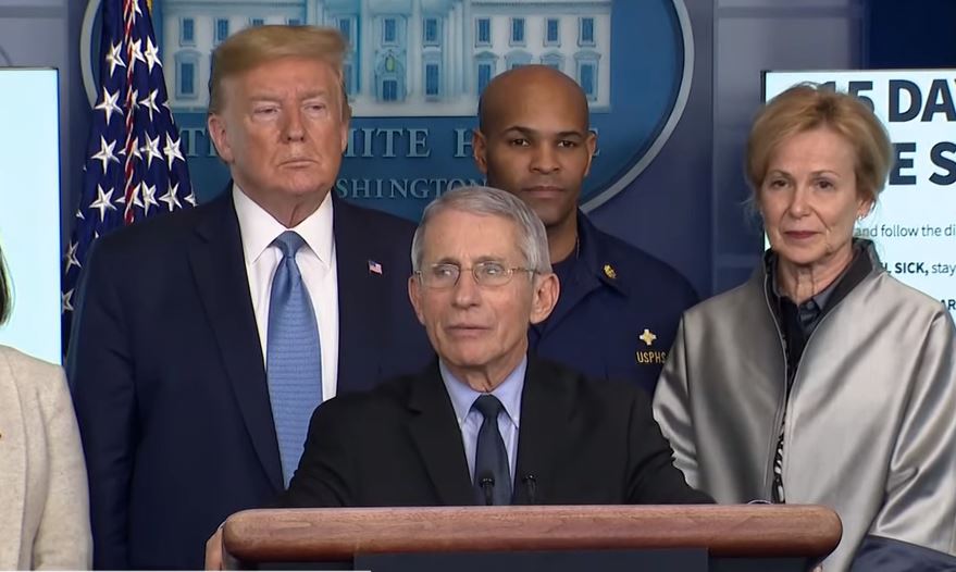 Dr. Anthony Fauci, the epidemiologist director of the National Institute of Allergies and Infectious Diseases.