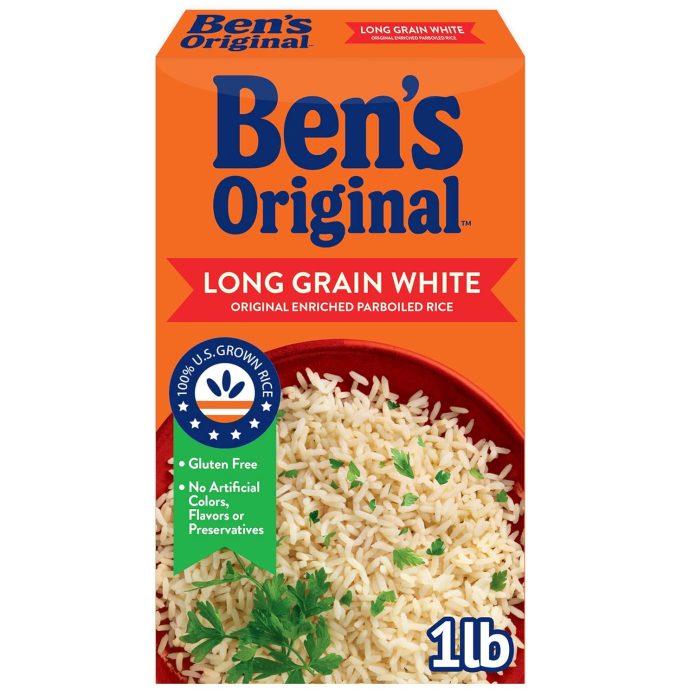Long Grain White Ben’s Original Long Grain White Rice package recalled for possible small stone contamination in Rockland County stores.